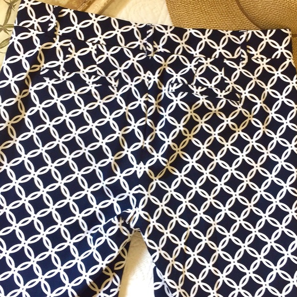 Crown & ivy Geo Print Ankle Length Trousers - Picture 7 of 10